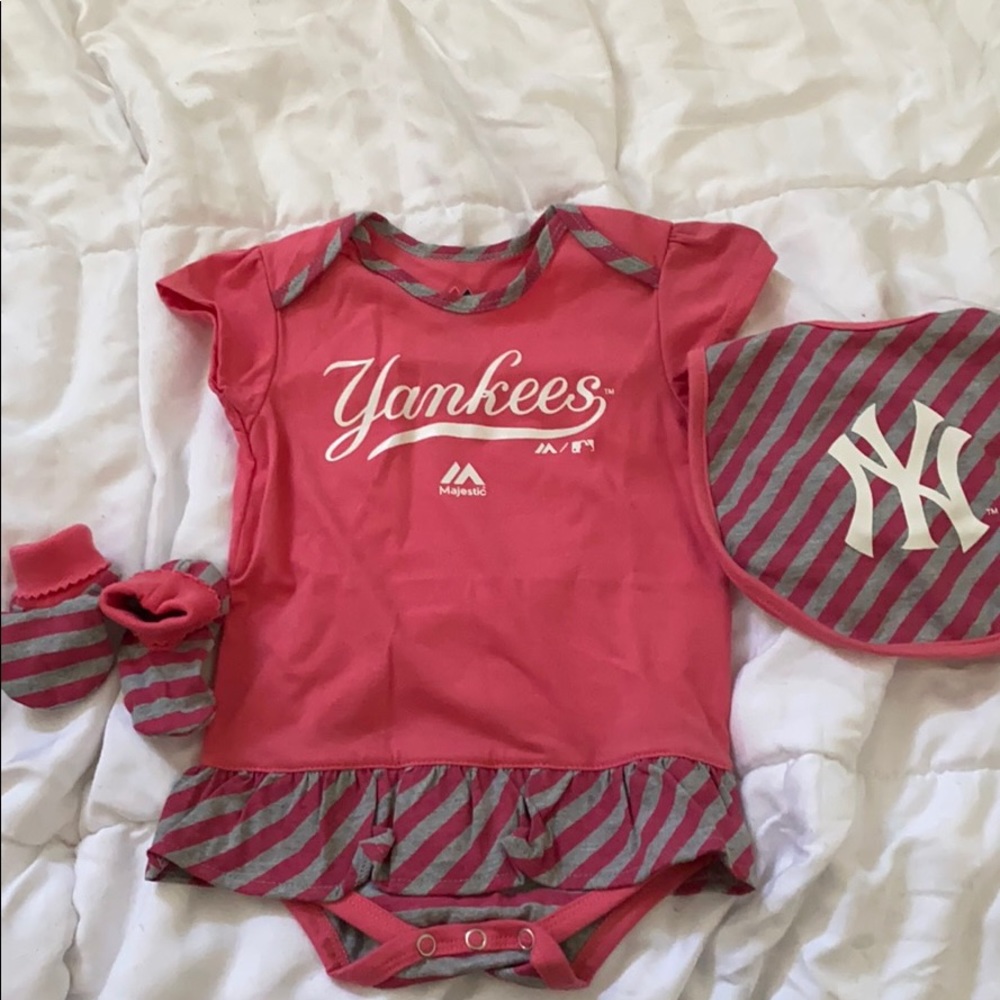 New York Yankees onesie